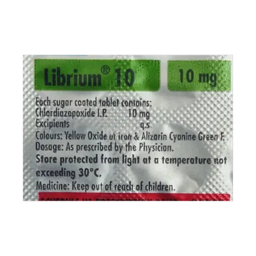 librium 10mg tablet 15's